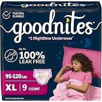 Amazon | Goodnites ナイトタイム おねしょ下着 ガールズ XL (105-140